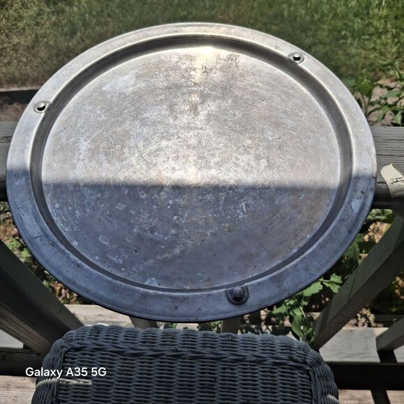 Vintage Large Regal Aluminum Cake Carrier With Clip-On Lid & Handle Grandma - Picture 4 of 11